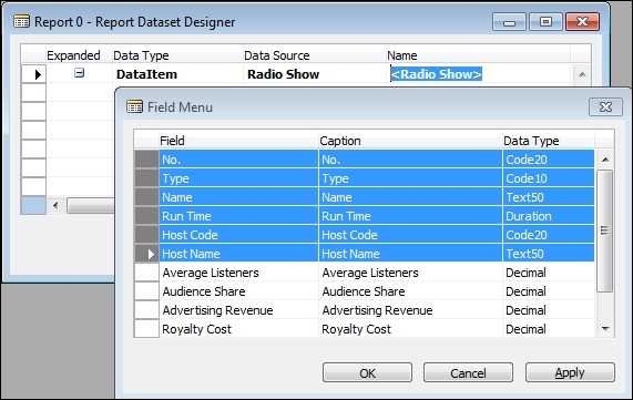 Creating a List Report