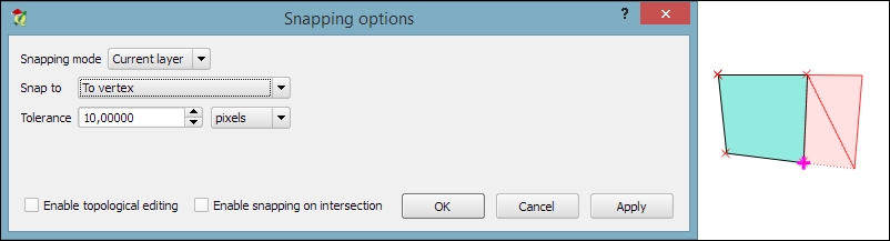 Using snapping to enable topologically correct editing