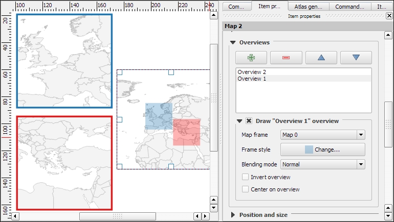 Creating overview maps