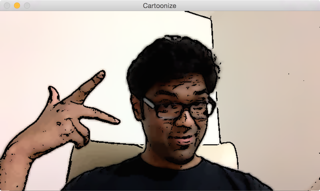 Cartoonizing an Image | OpenCV 3.x with Python By Example