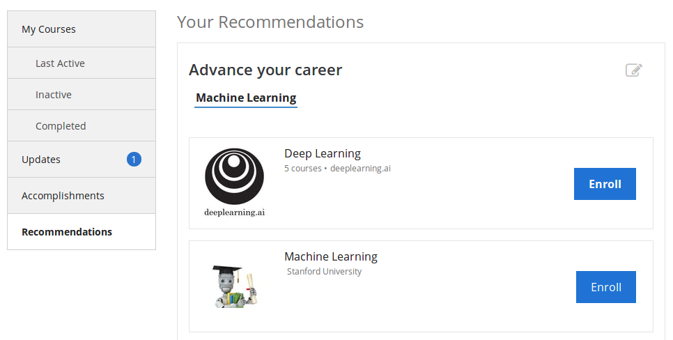 recommender systems coursera