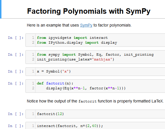 see jupyter notebook online