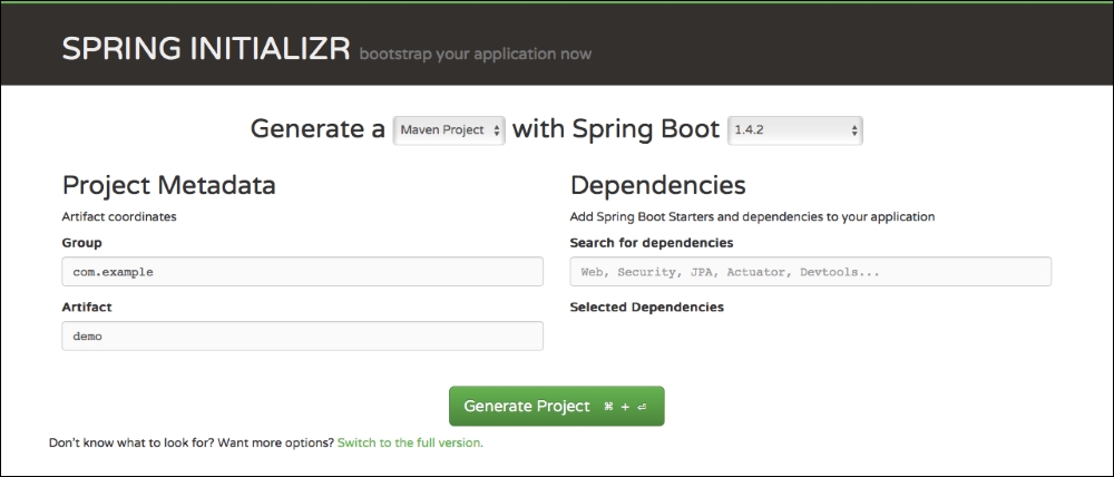 Spring Initializr