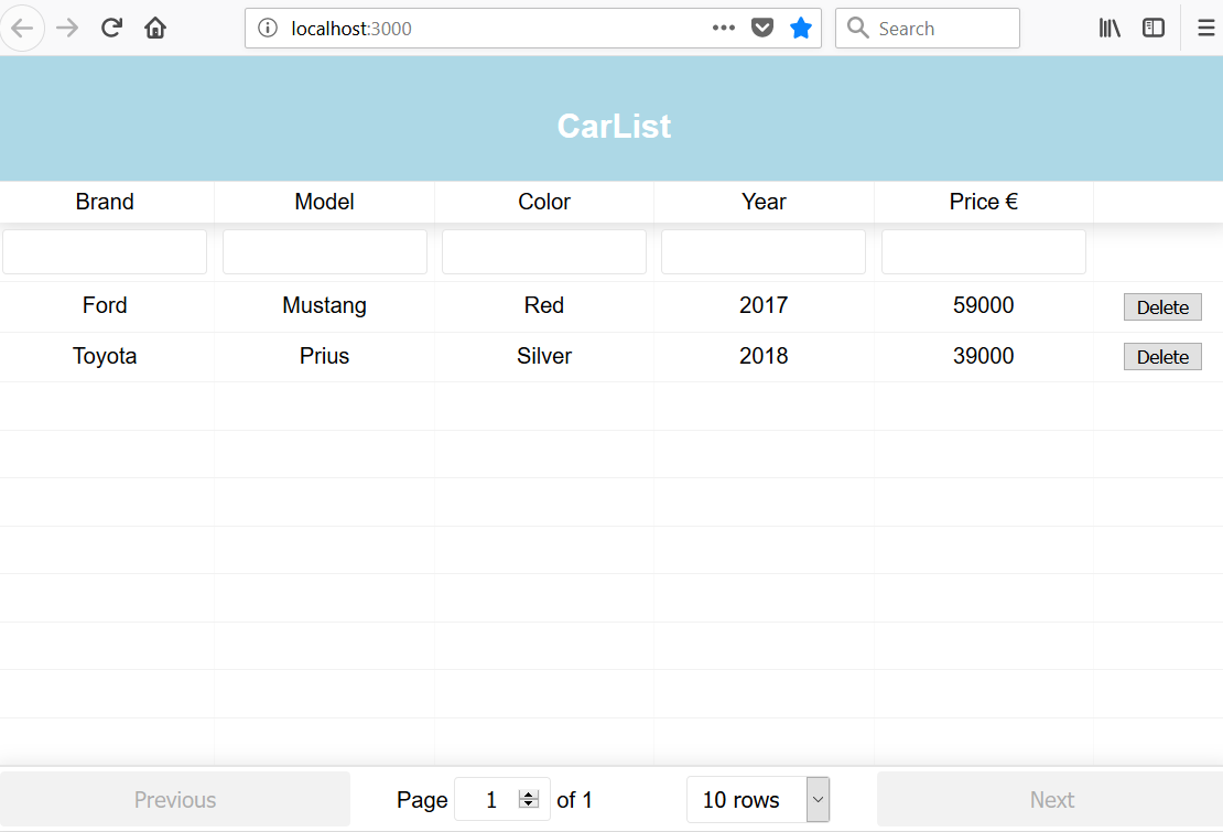 读书笔记《hands-on-full-stack-development-with-spring-boot-2-0-and-react》添加CRUD功能