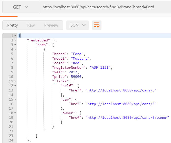 读书笔记《hands-on-full-stack-development-with-spring-boot-2-0-and-react》使用Spring Boot创建REST风格的Web服务