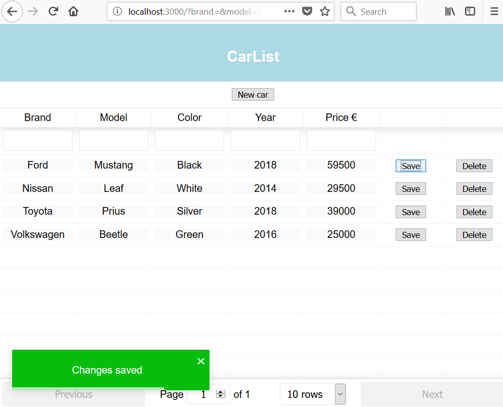 读书笔记《hands-on-full-stack-development-with-spring-boot-2-0-and-react》添加CRUD功能