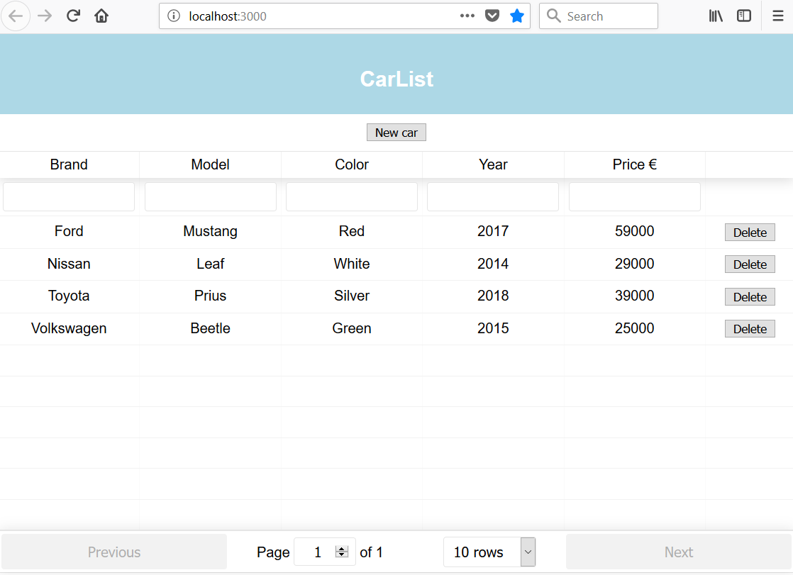 读书笔记《hands-on-full-stack-development-with-spring-boot-2-0-and-react》添加CRUD功能