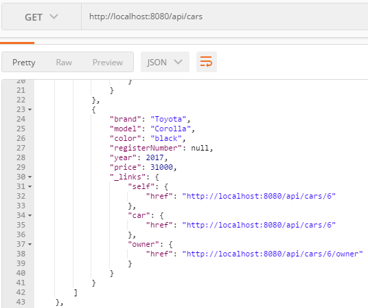 读书笔记《hands-on-full-stack-development-with-spring-boot-2-0-and-react》使用Spring Boot创建REST风格的Web服务