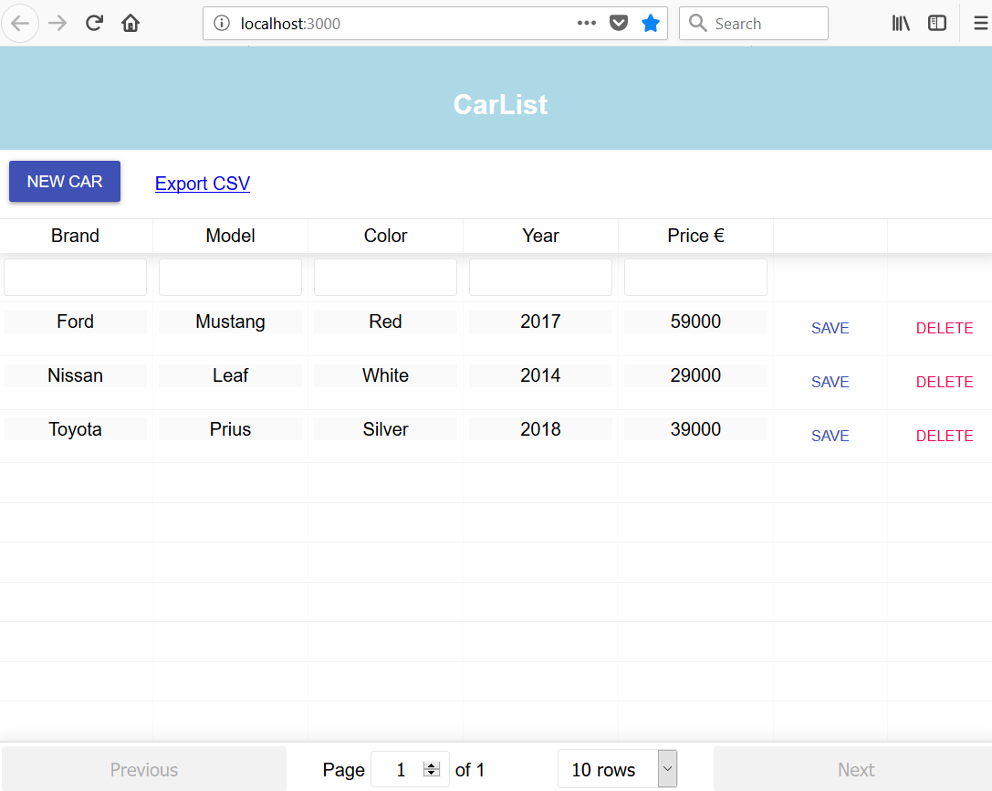 读书笔记《hands-on-full-stack-development-with-spring-boot-2-0-and-react》使用Reaction材质设置前端的样式-UI