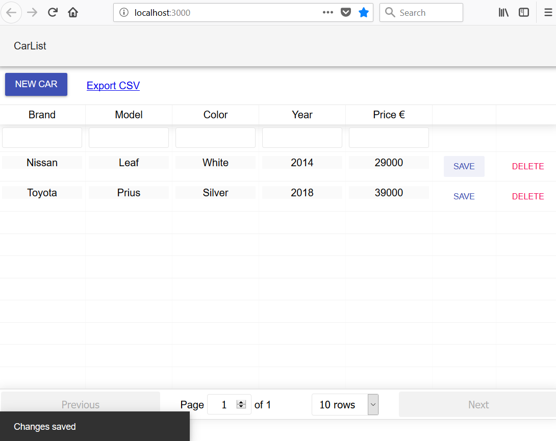 读书笔记《hands-on-full-stack-development-with-spring-boot-2-0-and-react》使用Reaction材质设置前端的样式-UI