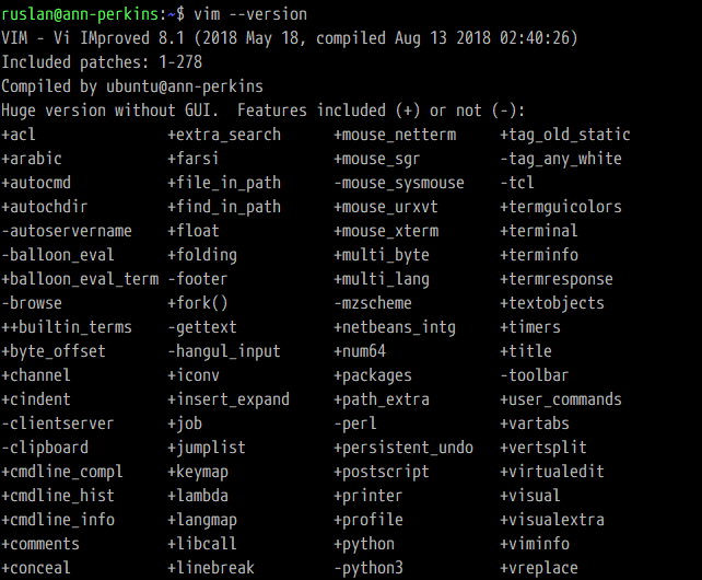 vim plugins