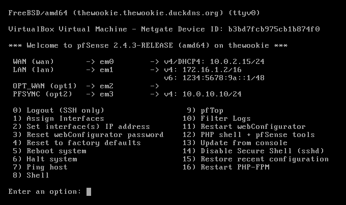 Initial Pfsense Configuration Learn Pfsense 2 4