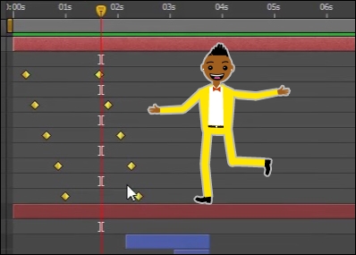 Editing your text preset key frames