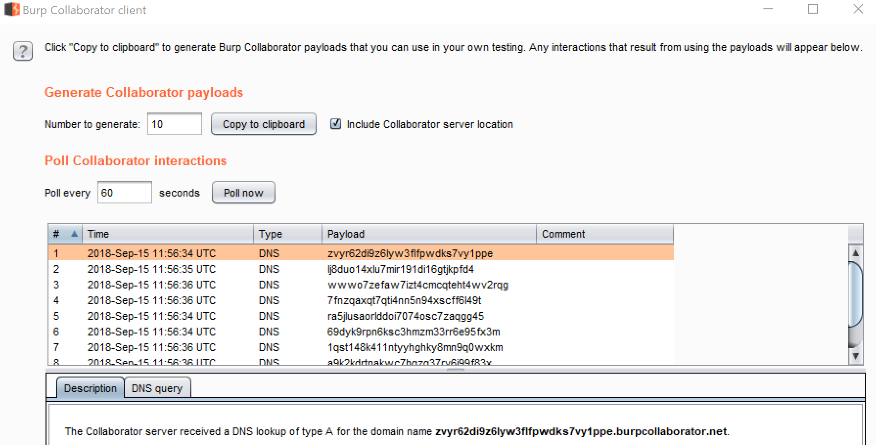 Using Burp Collaborator to determine SSRF Burp Suite Cookbook