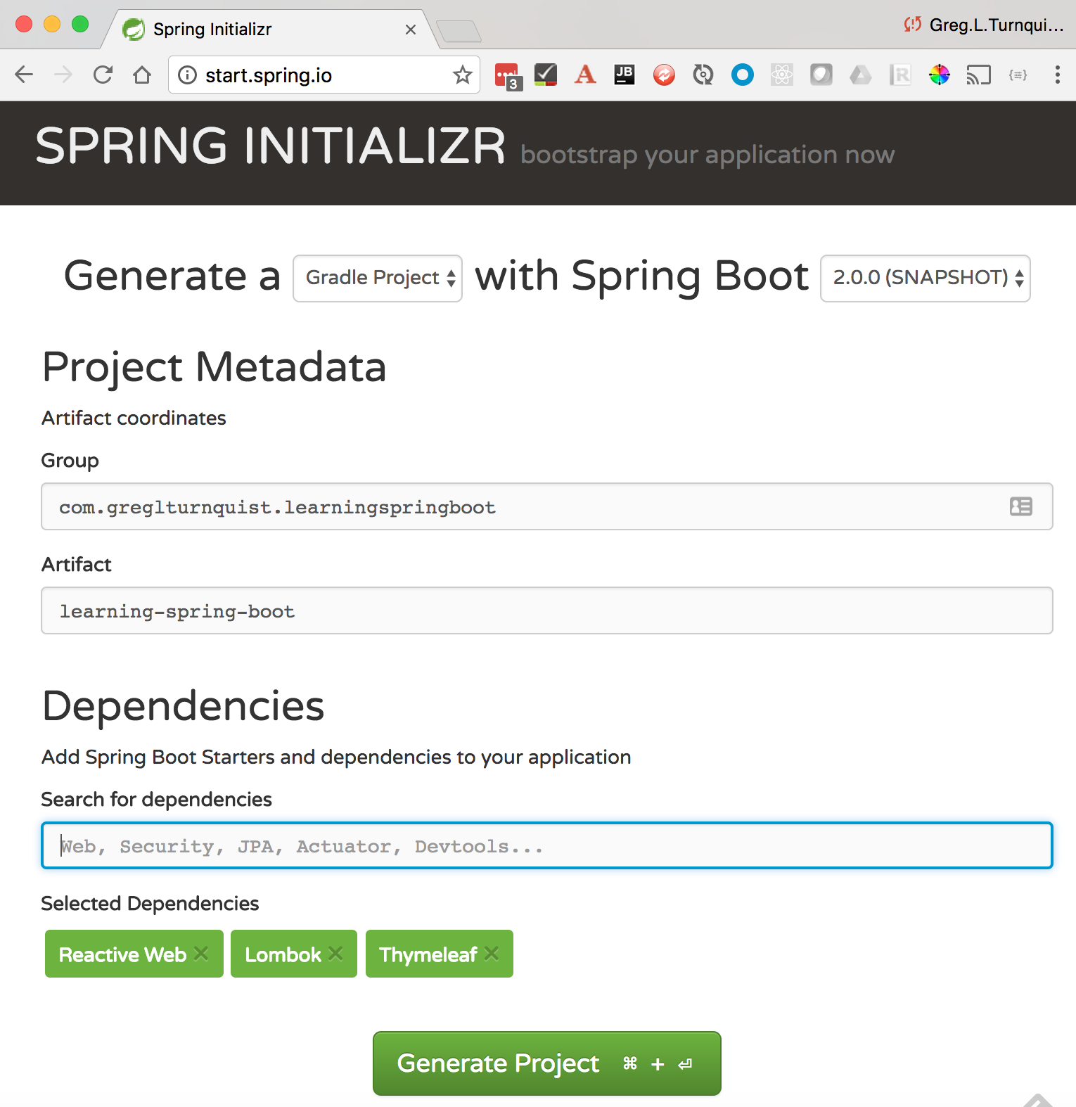 Developing java applications with spring and sale spring boot