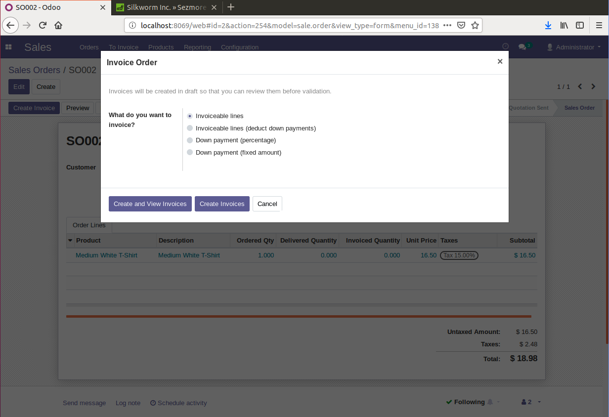 Invoicing odoo 12 Invoicing odoo 12