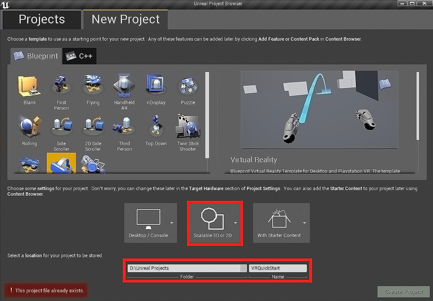 project-setup-unreal-engine-virtual-reality-quick-start-guide