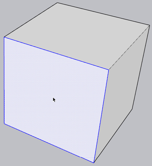 Figure 1.30: Face on a Cube
