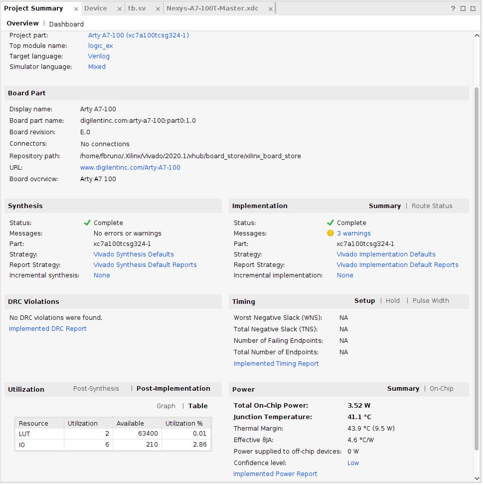 Figure 1.22 – Project Summary
