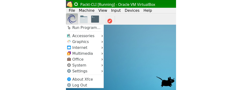 Figure 0.7: A screenshot showing the Root menu