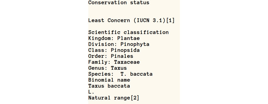 Figure 1.4: A screenshot showing the output of the less command
