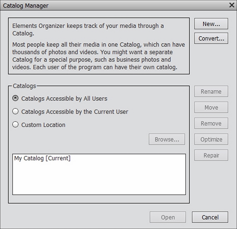 The Catalog