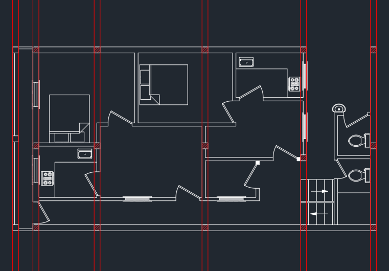 autocad commands used in construction