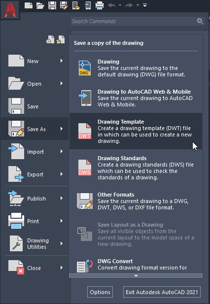 list of autocad lt for mac system variables