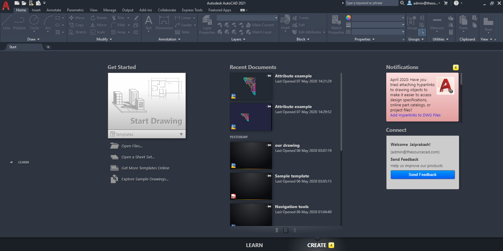 autocad for mac user interface