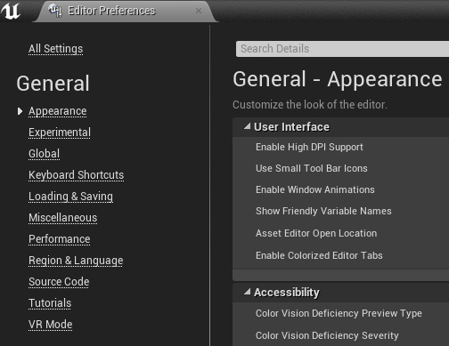 Advanced Settings Menu in Blueprints - UE Marketplace