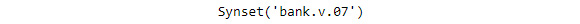 Figure 1.28: Sense carried by the word “bank” in sentence2