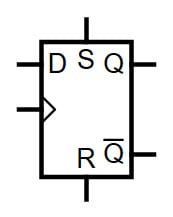 Figure 1.7 – D flip-flop
