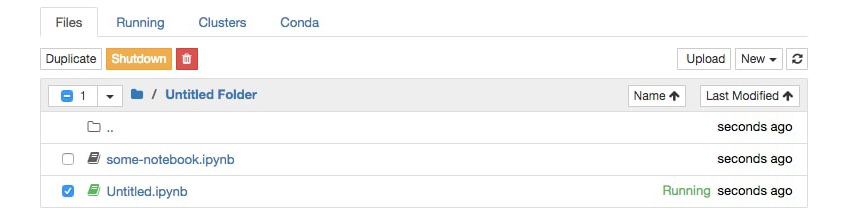 Figure 1.11: Shutting down the Jupyter notebook
