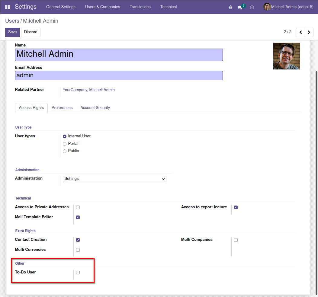 Figure 1.17 – The Mitchel Admin user form
