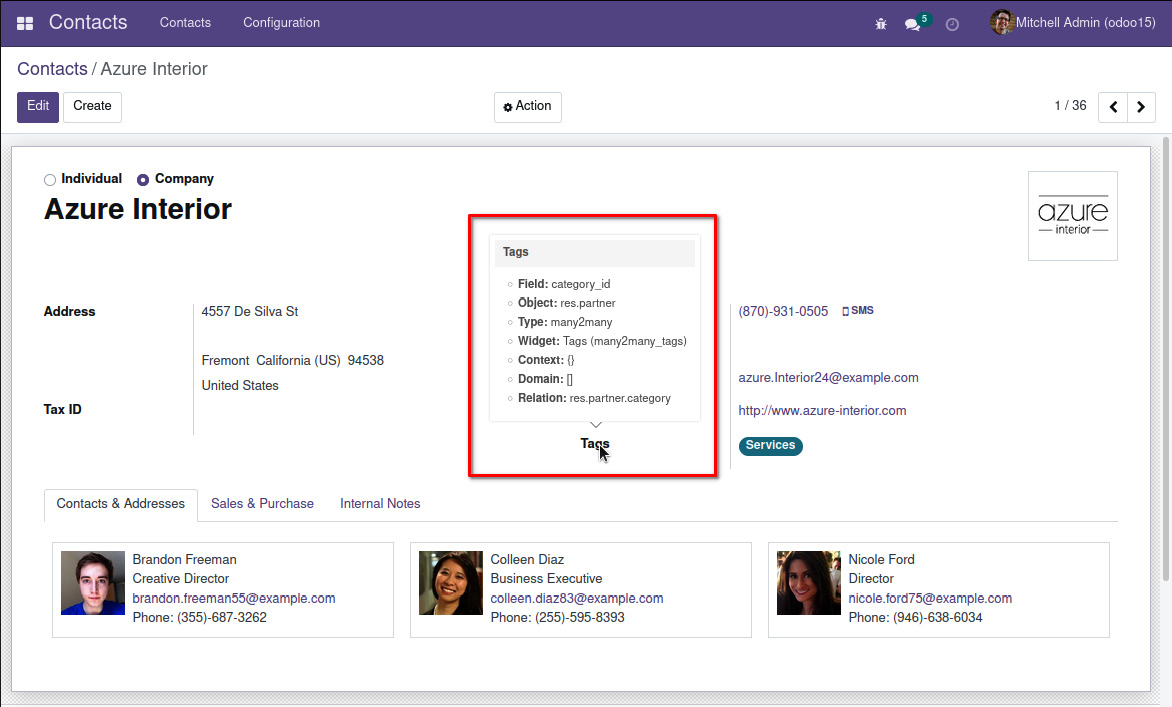 Figure 1.7 – The Tags field tooltip with technical details
