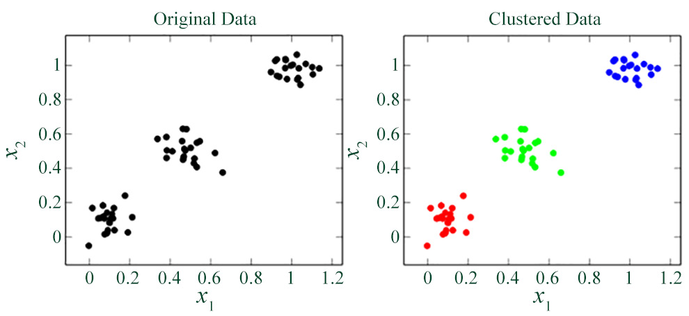 Figure 1.6: An example of a clustering application