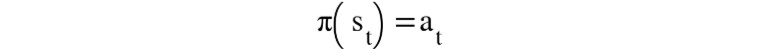 Figure 1.17: Stationary Markovian policy in state St