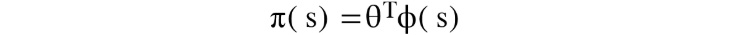 Figure 1.20: An expression of a linear policy
