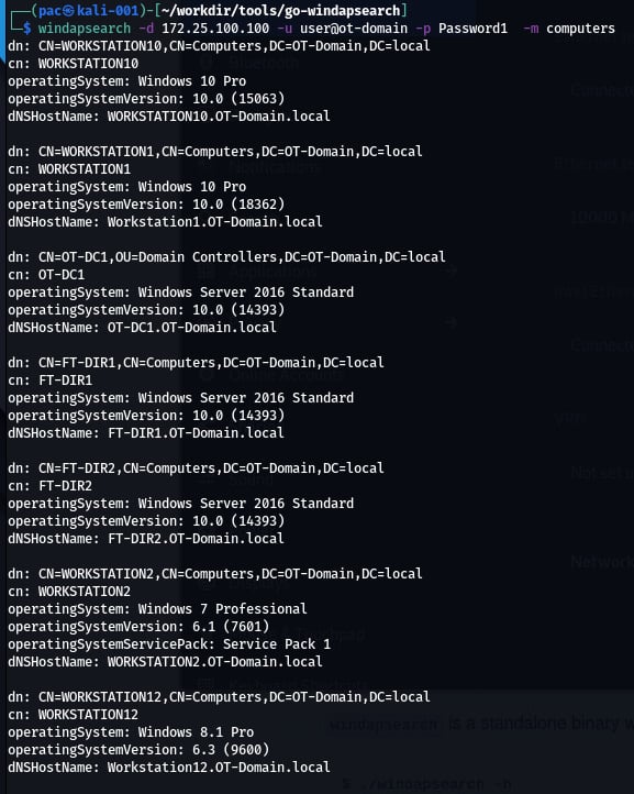 Figure 17.13 – Windapsearch in action 