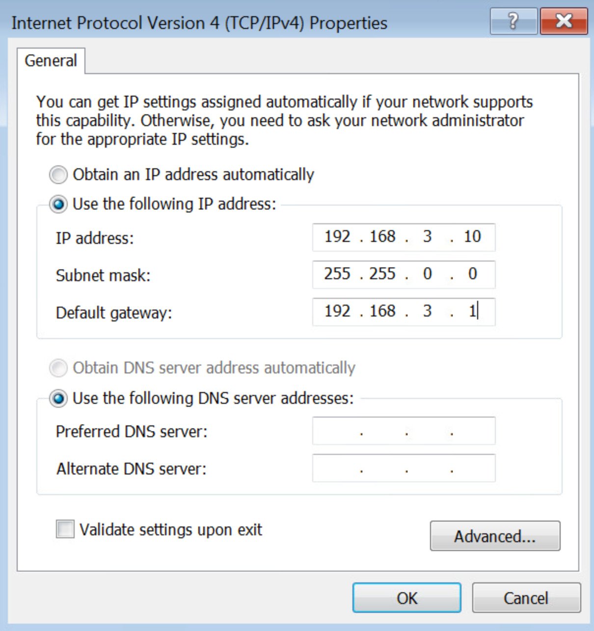 Figure 1.38 – Windows 7 network configuration
