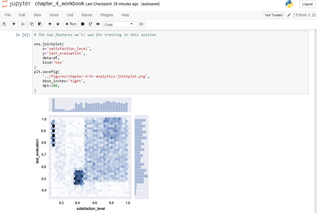 Figure 1.1: Jupyter Notebook sample workbook
