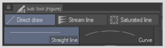 Figure 2.20 – The Sub Tool group for the figure drawing
