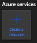 Figure 2.1 – Create a resource in Azure