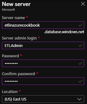 Figure 2.8 – New server properties