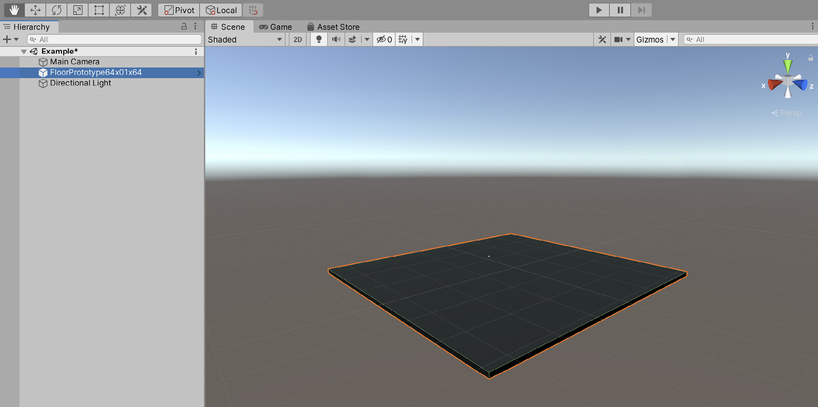 Figure 1.17 – Dragging and dropping mesh assets from the
Project panel to the Scene view will add them to the scene