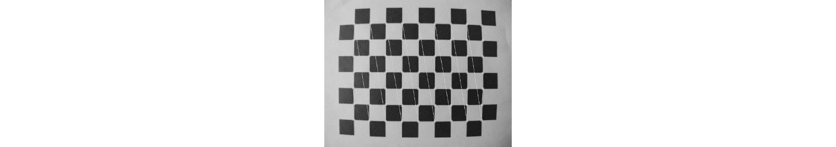 Figure 1.21 – Corners of the calibration image found by OpenCV