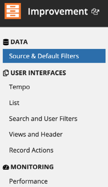 Figure 3.5 – The Improvement dashboard