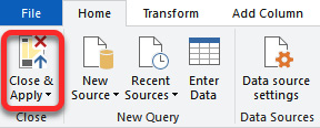 Figure 1.18 – Importing data into the data model
