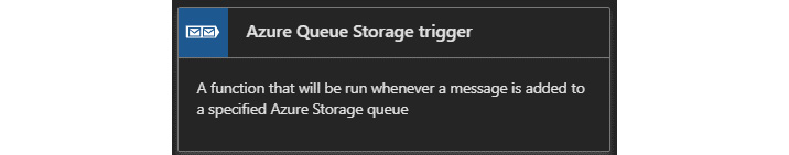 Creating an Azure Queue Storage Trigger