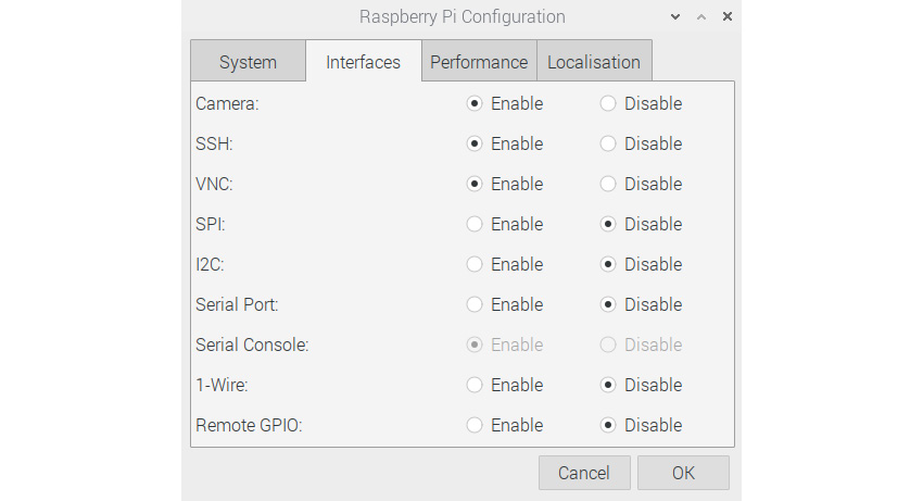 Figure 41: Configuring Interfaces
